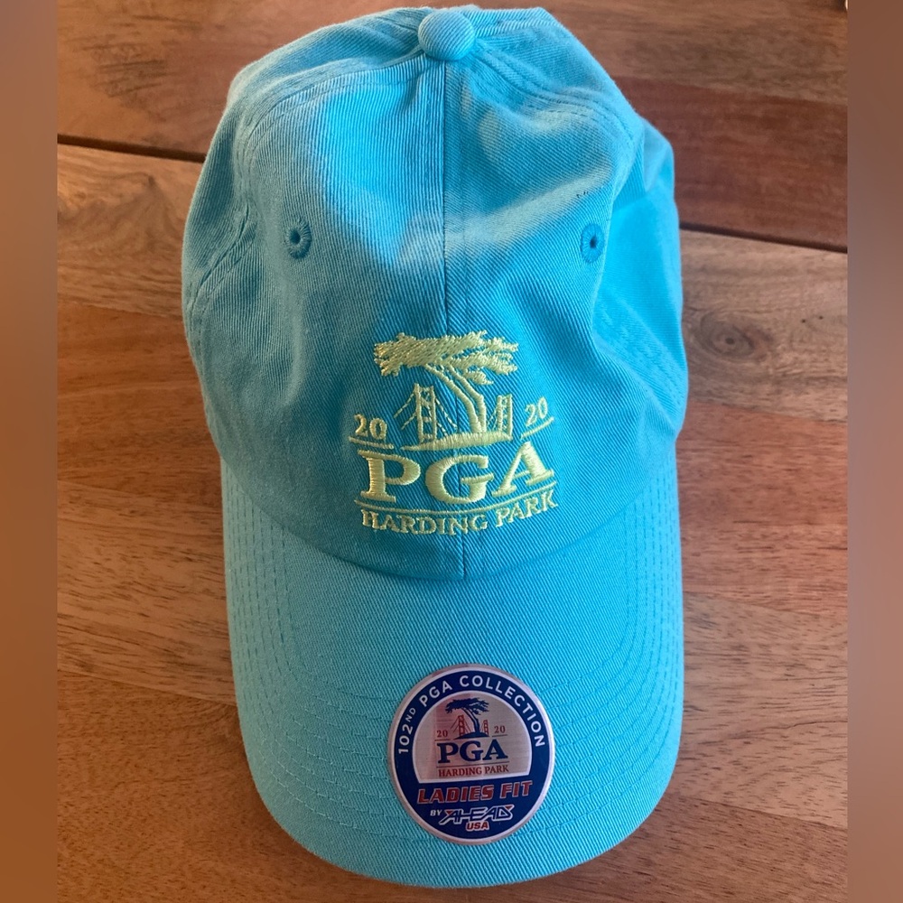 Ladies Fit Bright Blue PGA Hat